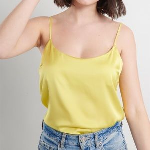 🌟NWT🌟 Garage Satin Slip Cami in Linden Green